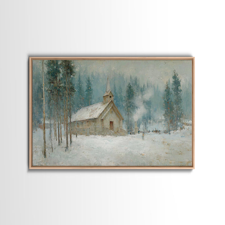 Heaven’s Ember Trail | Framed Canvas Print | Jesus Art Print | Christian Wall Art | Christian Art Canvas | Moody Christian Art | Large Jesu