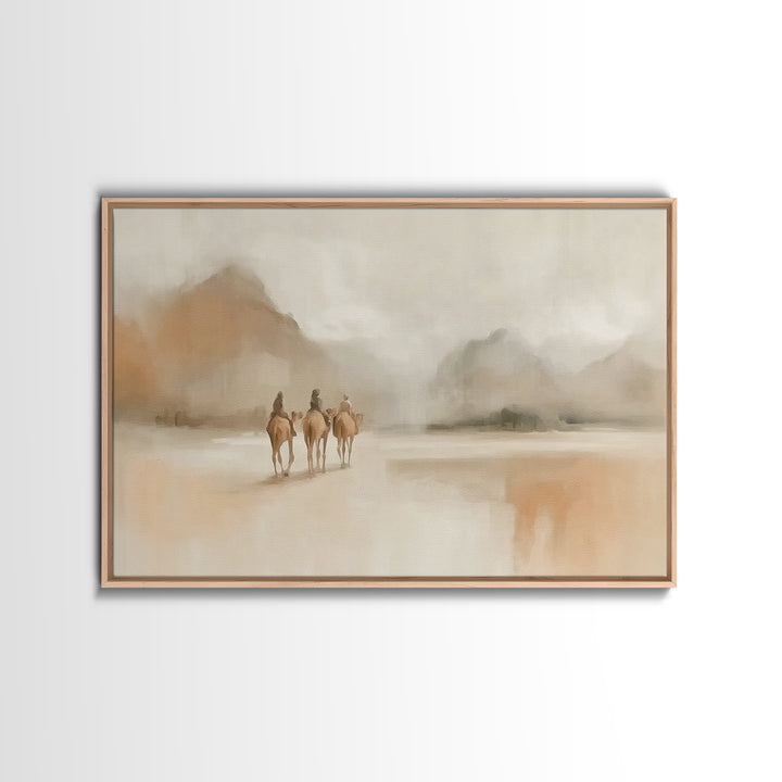 Wandering Kings – Framed Canvas Print – Christian Art – Christian Wall Art – Christmas Art Prints – Christian Christmas Art – Christian Art