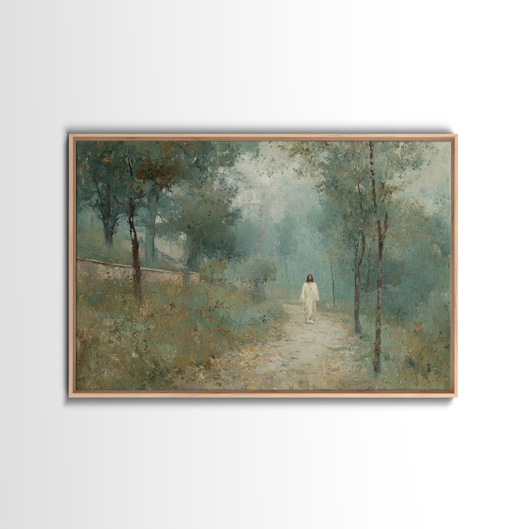 Journey of Faith – Framed Canvas Print – Christian Wall Art – Christian Art Canvas – Christian Decor – Modern Christian Art