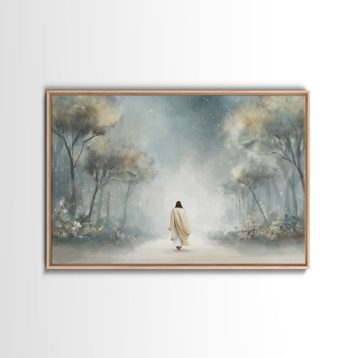 Garden Of Hope | Framed Canvas Print | Christian Wall Art | Jesus Art Print | Christian Art Canvas | Vintage Christian Art | Christian Gift