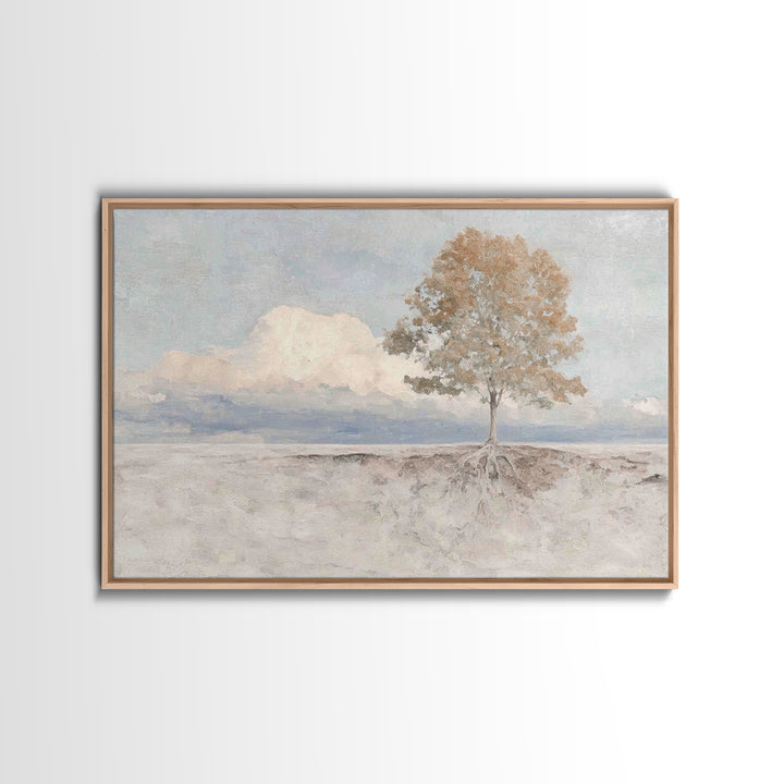 Graceful Horizon | Framed Canvas Print | Christian Art Canvas | Christian Wall Art | Christian Art Print | Minimalist Christian Art