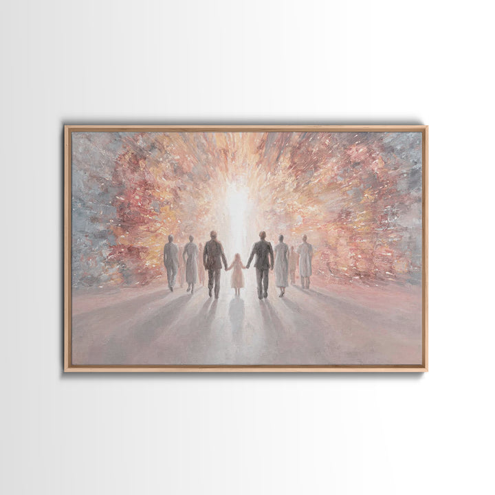 Path Of Glory | Framed Canvas Print | Christian Decor | Christian Wall Art | Christian Painting | Christian Art Canvas | Christmas Art