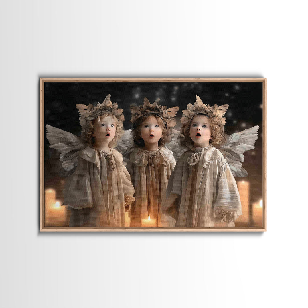 Garden Of Wonder | Framed Canvas Print | Christian Art Canvas | Christian Wall Art | Christian Christmas Art | Christian Decor | Modern Chr