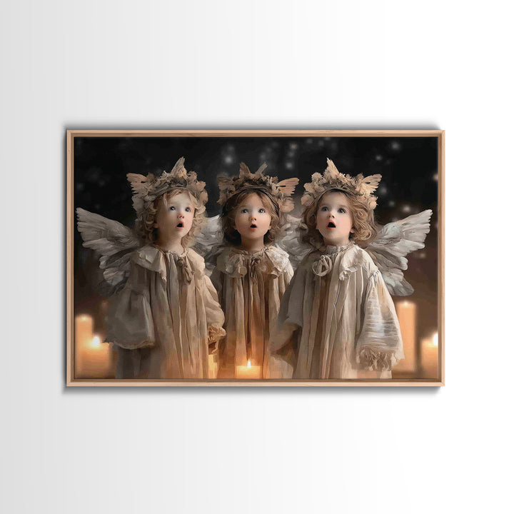 Garden Of Wonder | Framed Canvas Print | Christian Art Canvas | Christian Wall Art | Christian Christmas Art | Christian Decor | Modern Chr