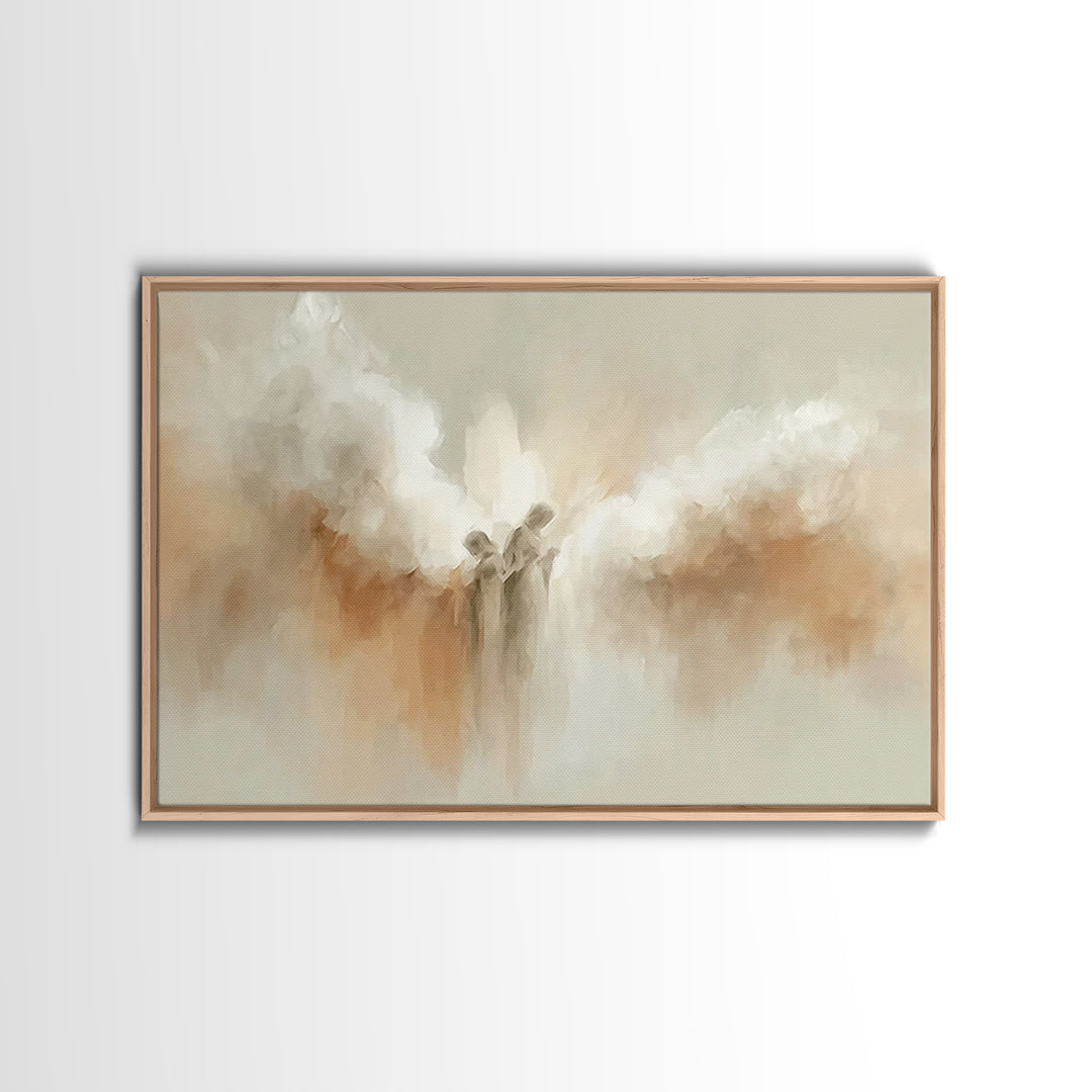 Ascension Radiance – Framed Canvas Print – Christian Wall Art – Christian Art – Christian Art Canvas – Christian Decor – Christian Christma
