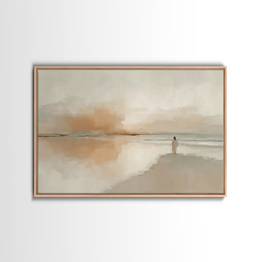 Light Of Mercy – Framed Canvas Print – Christian Art Canvas – Christian Christmas Art – Jesus Painting – Christian Wall Art – Christian Gif