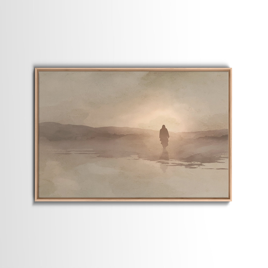 Spirit Of Peace – Framed Canvas Print – Christian Wall Art – Christian Art Canvas – Jesus Painting – Christian Christmas Art – Christian De