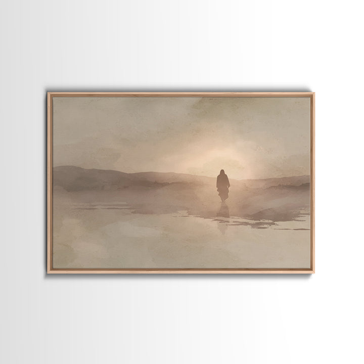 Spirit Of Peace – Framed Canvas Print – Christian Wall Art – Christian Art Canvas – Jesus Painting – Christian Christmas Art – Christian De