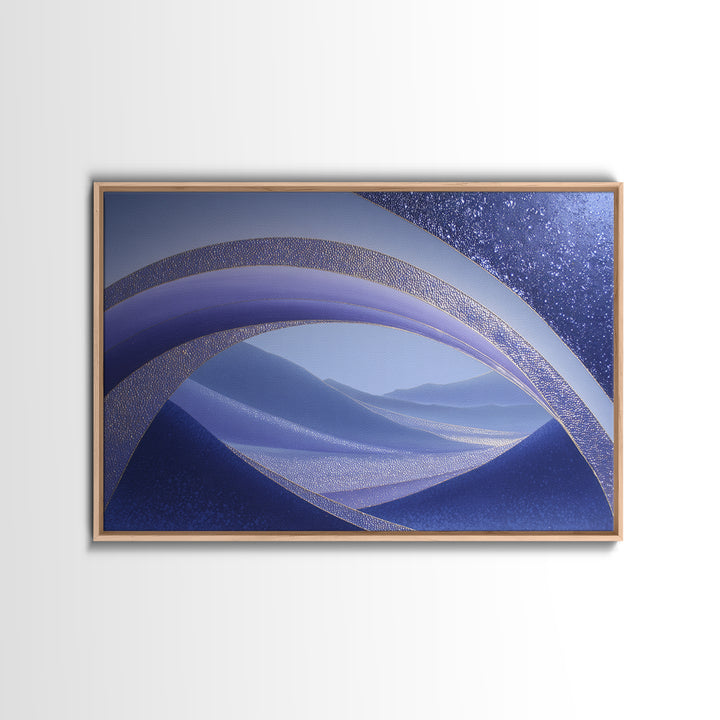Eclipse Scene with Radiant Corona Canvas Print, Celestial Art, Witchy Decor, Living Room Decor, Celestial, Celestial Decor, CEL-3x2-38