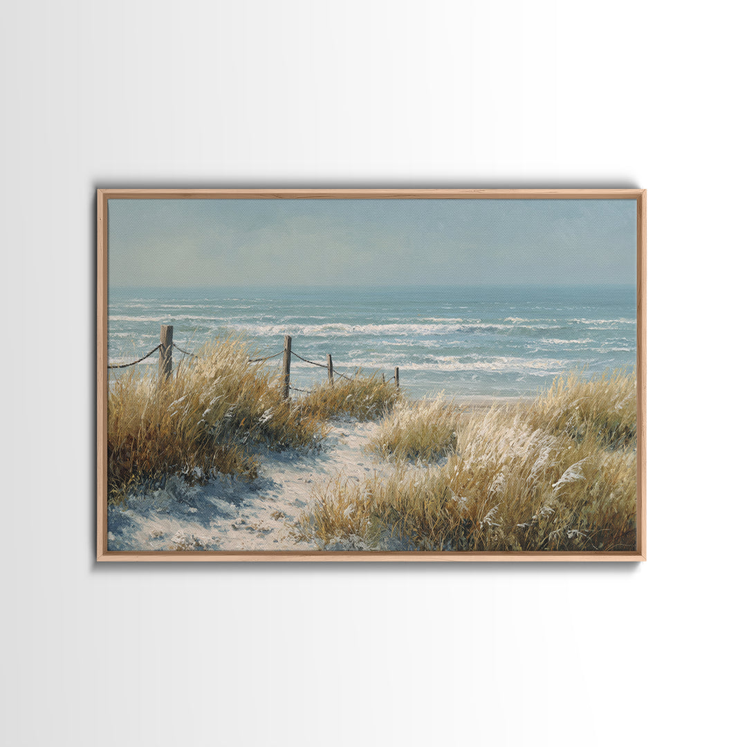 Coastal Grasses Moving Canvas Print, Coastal Art, Beach Decor, Coastal Decor, Fine Art, Coastal, Gallery Decor, Neutral Decor, COA-3x2-32