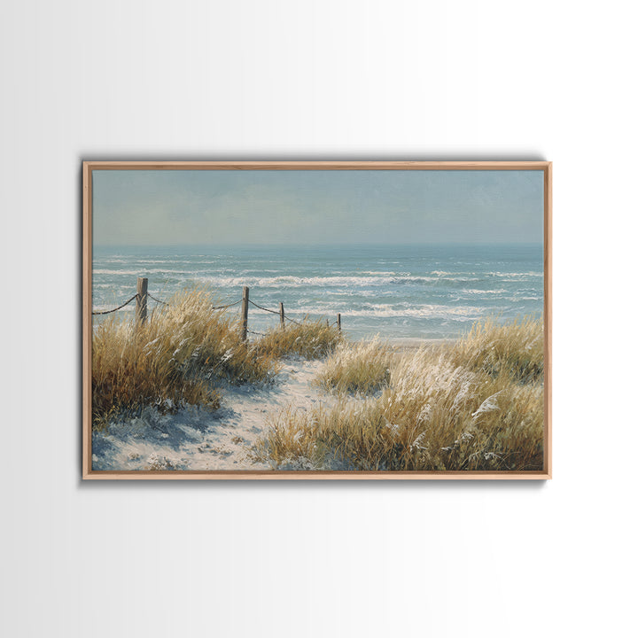 Coastal Grasses Moving Canvas Print, Coastal Art, Beach Decor, Coastal Decor, Fine Art, Coastal, Gallery Decor, Neutral Decor, COA-3x2-32