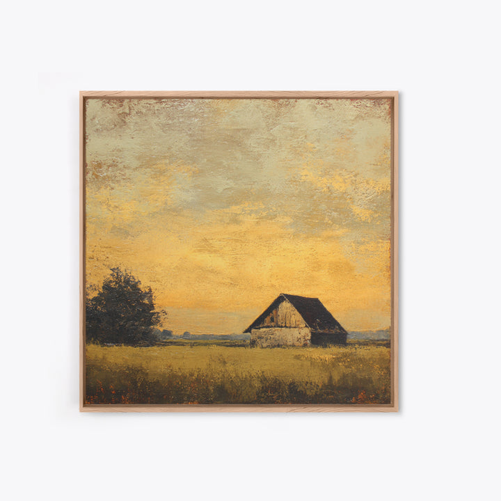 Rustic Barn Silhouette Canvas Print, Country Art, Wall Art, Farmhouse Decor, Fine Art, Country, Digital Print, Printable Art, COU-1x1-99