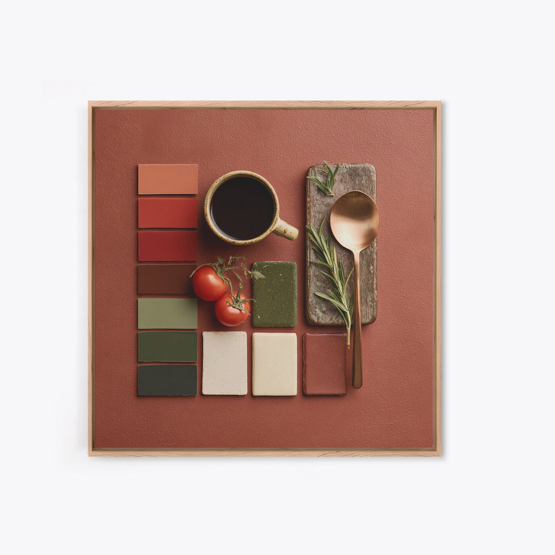 Moody Dark Roast Still Life Framed Canvas Print, Coffee Shop Art, Fine Art Print, Cafe Decor, Fine Art, Cafe, Printable, CSA-1x1-80