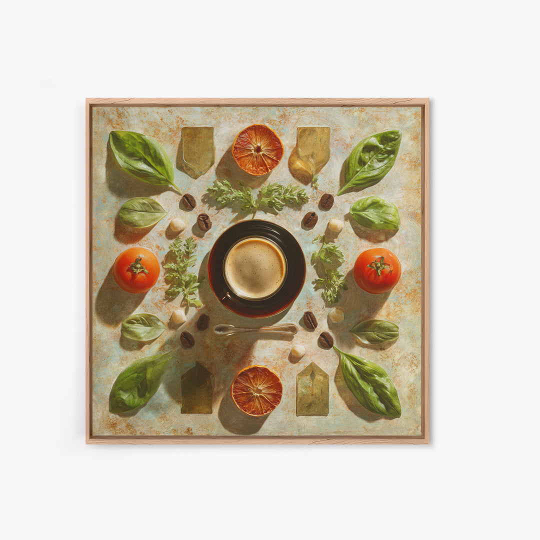Espresso Martini Coffee Cocktail Still Life Canvas Print, Coffee Shop Art, Contemporary Art, Cafe Decor, Fine Art, Cafe, CSA-1x1-89
