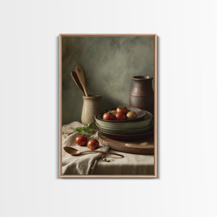 Moody Dark Roast Still Life Canvas Print, Coffee Shop Art, Contemporary Art, Cafe Decor, Fine Art, Cafe, Printable Art, CSA-2x3-40