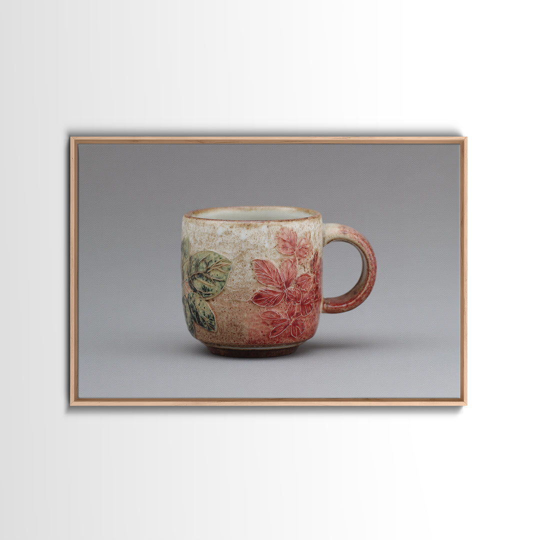 Espresso Cup with Rising Steam and Warm Canvas Print, Coffee Shop Art, Modern Decor, Cafe Decor, Fine Art, Cafe, Wall Decor, CSA-3x2-53