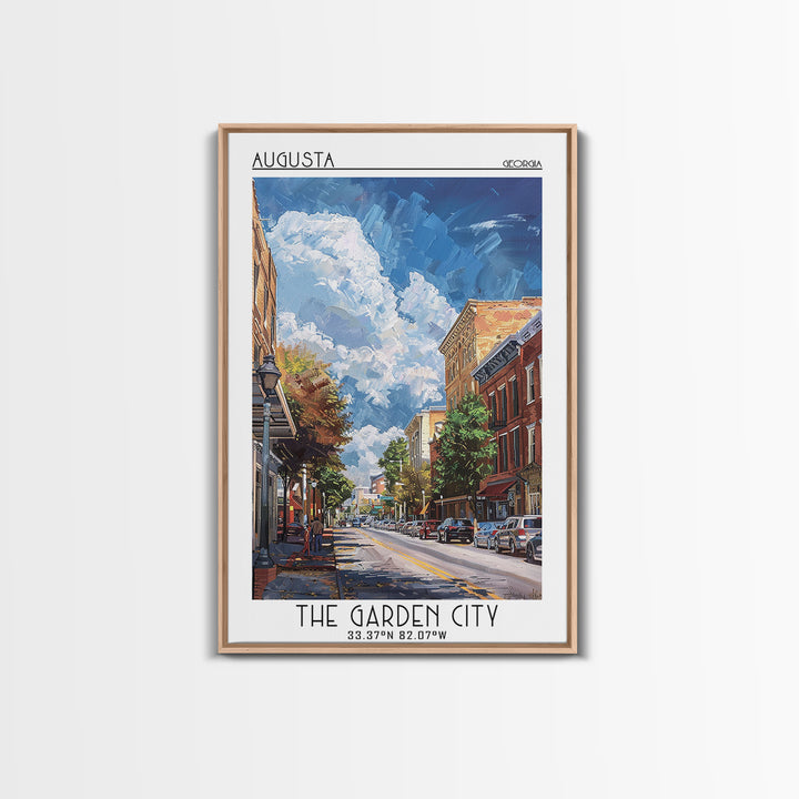 Augusta Travel Poster, Canvas Print, Travel Wall Art, City Wall Art, Travel Art Print, City Art Print, Poster Print, Wanderlust Gift