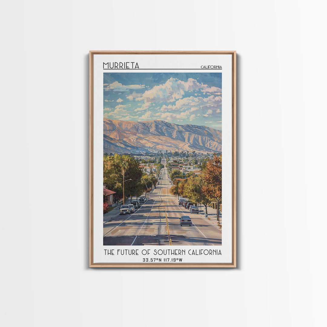 Murrieta Travel Poster, Canvas Print, Travel Wall Art, City Wall Art, Poster Art, Gallery Wall Set, Travel Prints, Travel Wall Decor