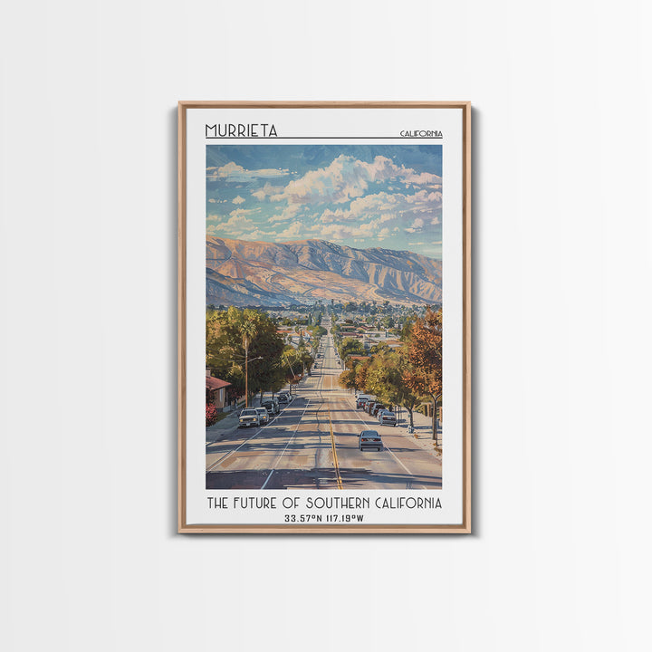 Murrieta Travel Poster, Canvas Print, Travel Wall Art, City Wall Art, Poster Art, Gallery Wall Set, Travel Prints, Travel Wall Decor