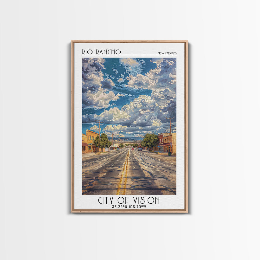 Rio Rancho Travel Poster, Canvas Print, Poster Print, Travel Wall Art, Travel Decor, Wall Art, Retro Travel Poster, Gallery Wall Set