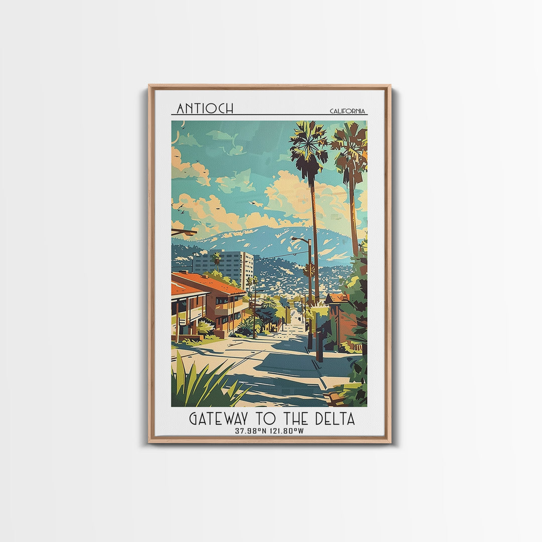 Antioch Travel Poster, Canvas Print, Poster Print, Travel Wall Art, Gallery Wall Set, Home Office Decor, Travel Print, City Wall Art
