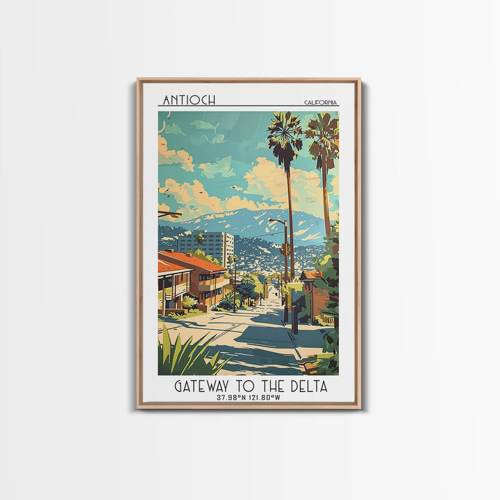 Antioch Travel Poster, Canvas Print, Poster Print, Travel Wall Art, Gallery Wall Set, Home Office Decor, Travel Print, City Wall Art