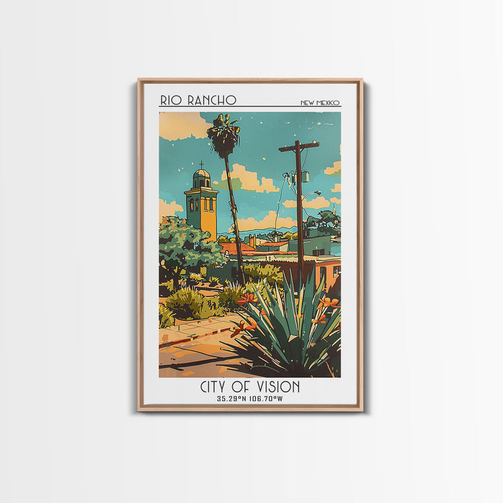 Rio Rancho Travel Poster, Canvas Print, Travel Wall Decor, Minimalist Poster, Travel Art Print, Living Room Wall Art, Travel Posters