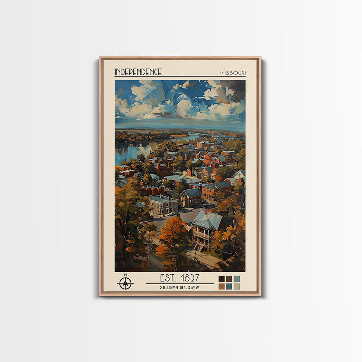Independence Travel Poster, Canvas Print, Poster Print, Travel Wall Art, Vintage Travel Print, Vintage Posters, Mid Century Wall Art