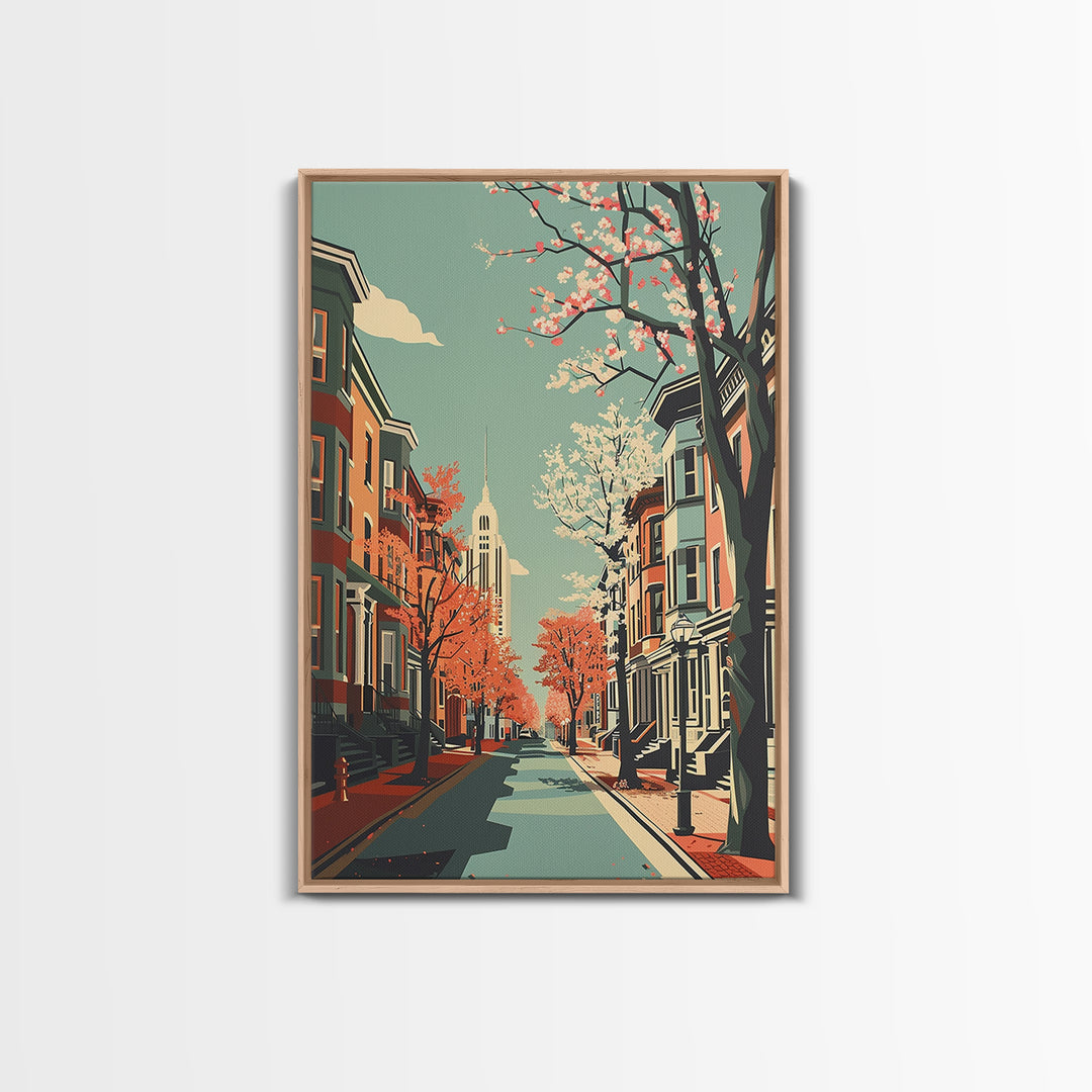 Alexandria Travel Poster, Framed Canvas Print, City Travel Poster, Vintage City Poster, City Wall Art, City Art Print, Landscape Art