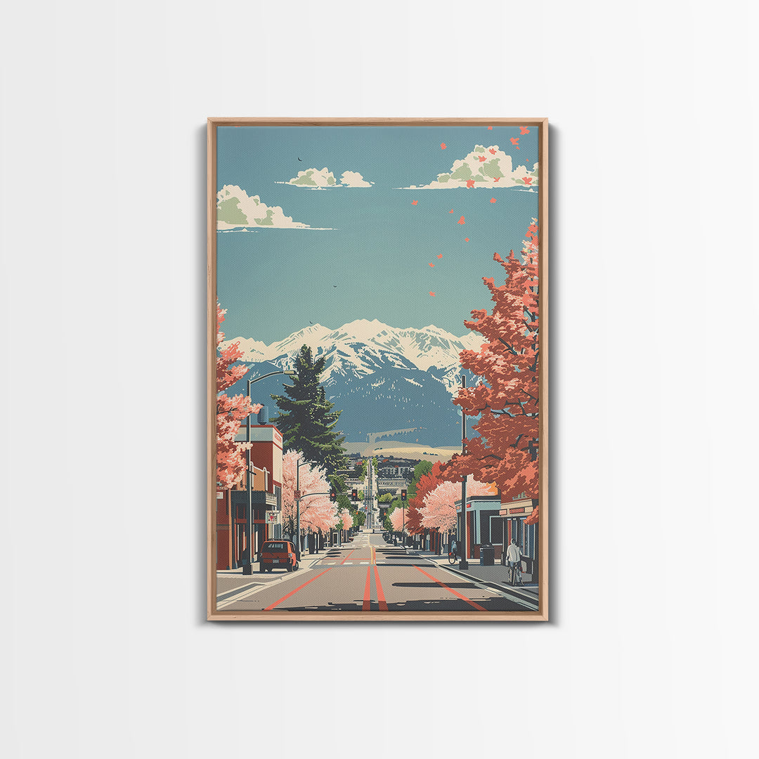 Arvada Travel Poster, Canvas Print, Poster Print, Travel Wall Art, Wanderlust Gift, Travel Art Print, Retro Travel Poster, Art Print