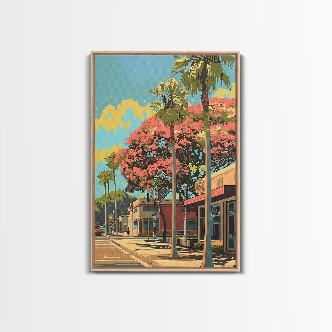Chula Vista Travel Poster, Canvas Print, Travel Prints, Landscape Art, Wall Art, Minimalist Poster, City Travel Poster, Travel Decor