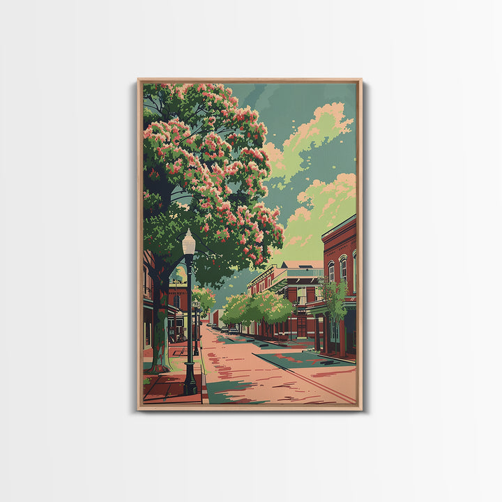 Columbia Travel Poster, Canvas Print, Travel Art Print, Modern Wall Decor, Retro Travel Poster, Minimalist Poster, Home Office Decor