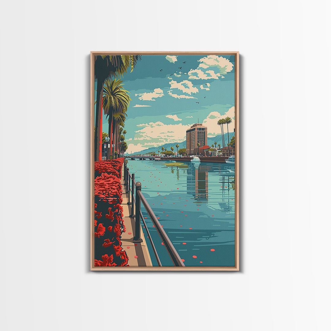 Glendale Travel Poster, Canvas Print, Travel Prints, Landscape Art, Fine Art Print, City Art Print, Travel Art Print, Travel Posters
