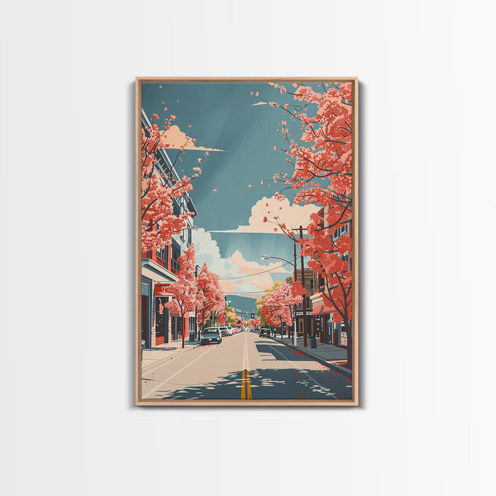 Greeley Travel Poster, Canvas Print, City Travel Poster, Travel Wall Art, Travel Art Print, Fine Art Print, Travel Print, Home Decor