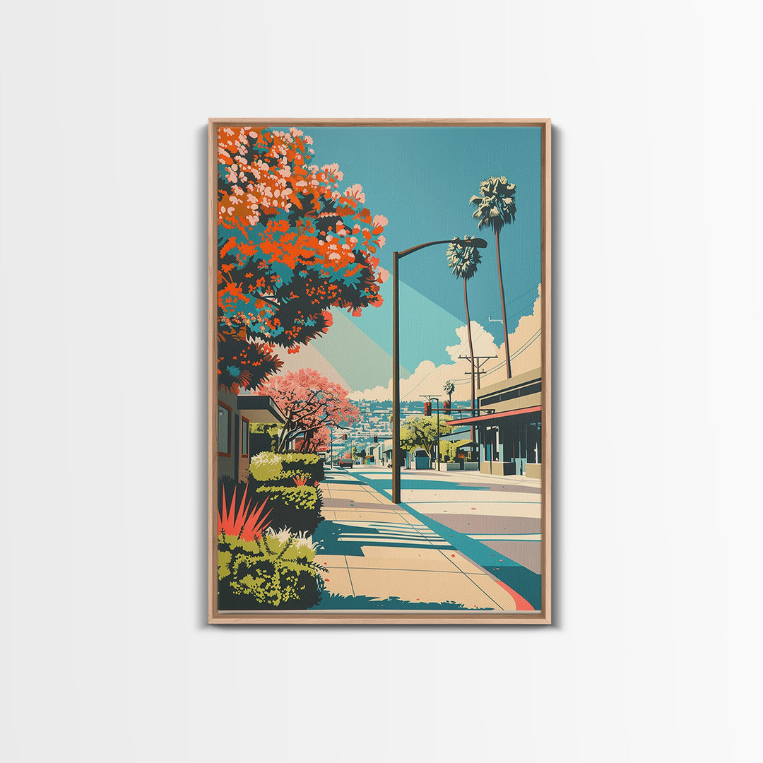 Hayward Travel Poster, Canvas Print, Retro Travel Poster, City Wall Art, Home Decor, Gallery Wall Set, Landscape Art, City Art Print