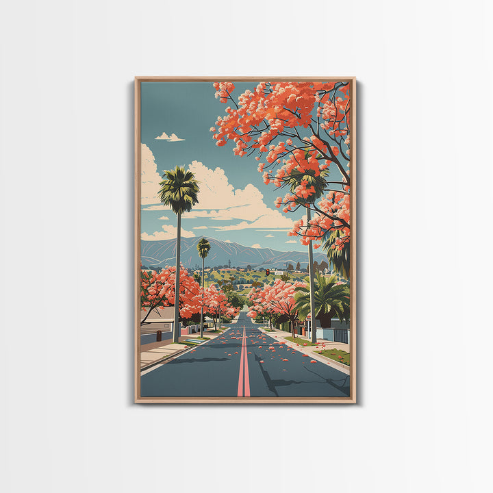 Jurupa Valley Travel Poster, Canvas Print, City Travel Poster, Vintage City Poster, Retro Wall Art, Gallery Wall Set, Vintage Poster