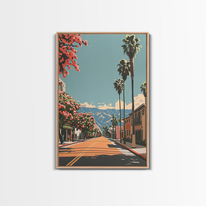 Lancaster Travel Poster, Canvas Print, Retro Wall Art, Travel Print, City Travel Poster, Poster Art, Vintage Travel, Vintage Posters