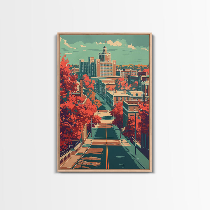 Lexington Travel Poster, Canvas Print, Poster Print, Travel Wall Art, Travel Decor, Modern Wall Decor, City Art Print, Travel Prints
