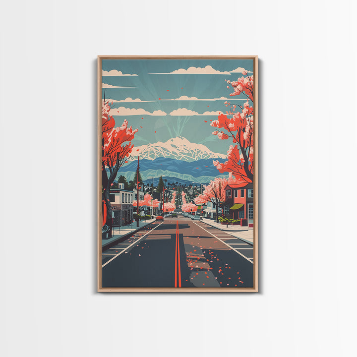 Menifee Travel Poster, Canvas Print, Poster Print, Travel Wall Art, Retro Wall Art, Travel Print, Colorful Wall Art, Wanderlust Gift