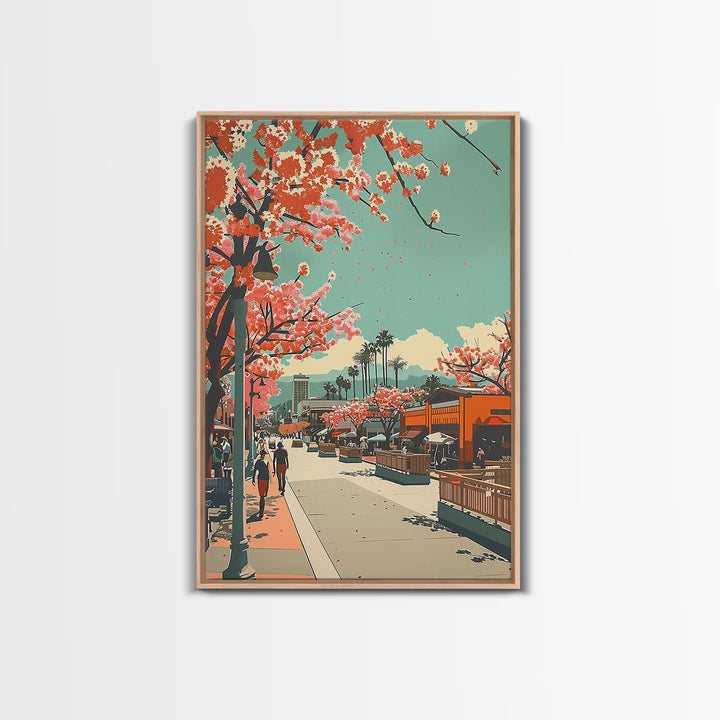 Moreno Valley Travel Poster, Canvas Print, Vintage Travel Print, City Wall Art, City Travel Poster, Travel Posters, Travel Art Print