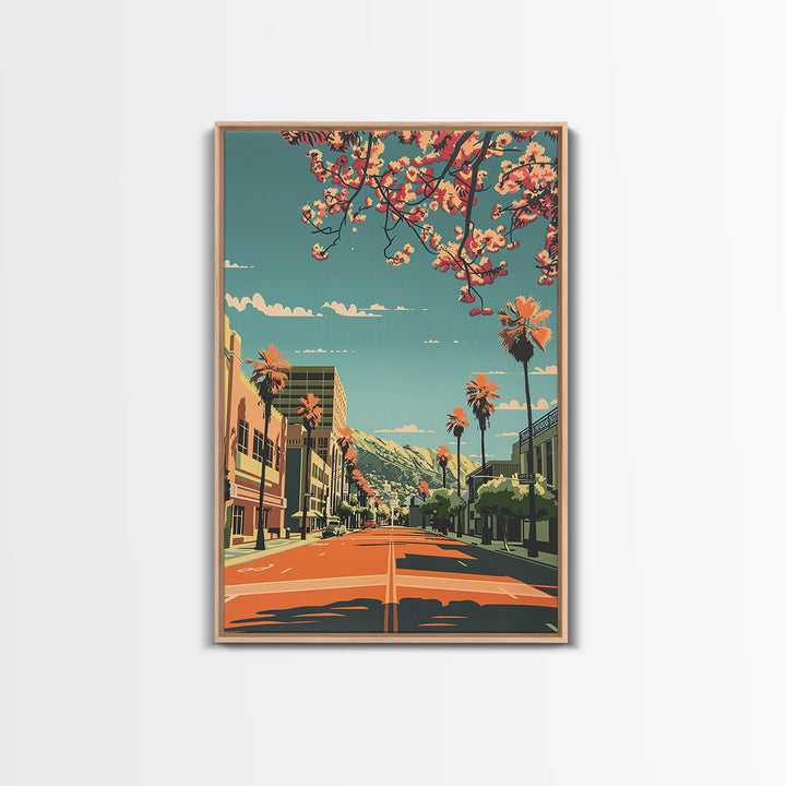 Palmdale Travel Poster, Canvas Print, City Travel Poster, Travel Wall Art, Poster Art, Home Decor, Wanderlust Gift, Gallery Wall Set
