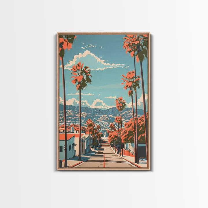 Rialto Travel Poster, Framed Canvas Print, Travel Wall Art, City Wall Art, Wanderlust Gift, Poster Print, Travel Art Print, Wall Art