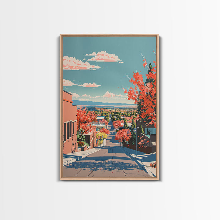 Rio Rancho Travel Poster, Framed Canvas Print, Retro Travel Poster, City Wall Art, Minimalist Poster, Travel Posters, Fine Art Print
