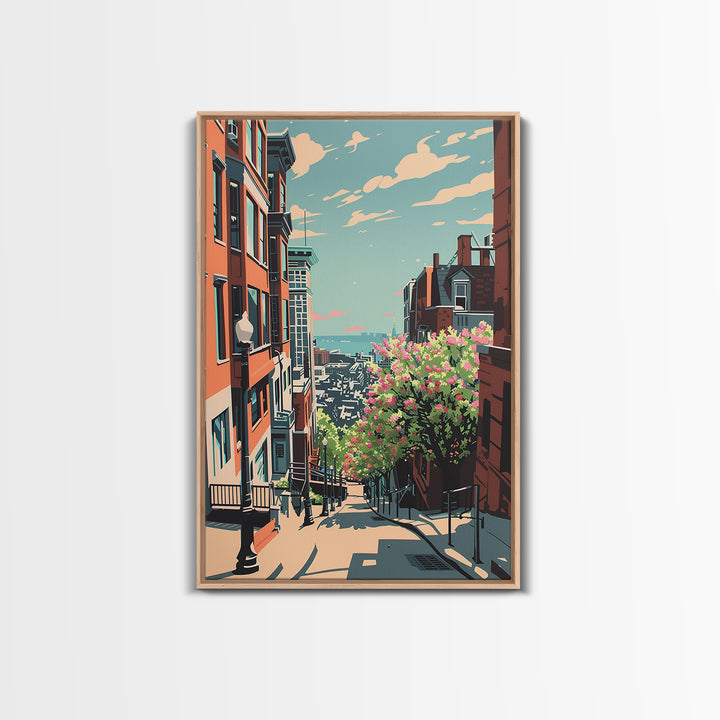 Stamford Travel Poster, Canvas Print, City Travel Poster, Travel Wall Art, Travel Decor, Landscape Art, Poster Print, Travel Posters