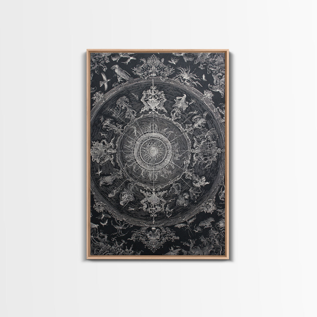Black Lace And Cobwebs, Victorian Macabre Art, Vertical Wall Art, Gothic Horror Wall Art, Framed Canvas Print, Halloween Wall Art