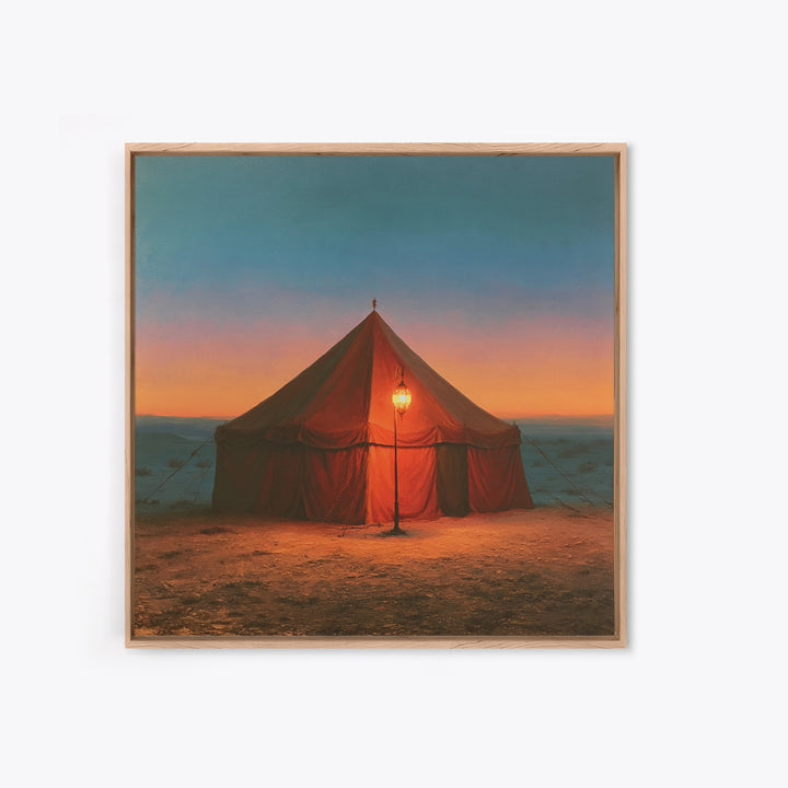 Moroccan Desert Tent Canvas Print, Desert Art, Modern Decor, Southwestern Decor, Fine Art, Desert, Room Decor, Digital Prints, DES-1x1-59