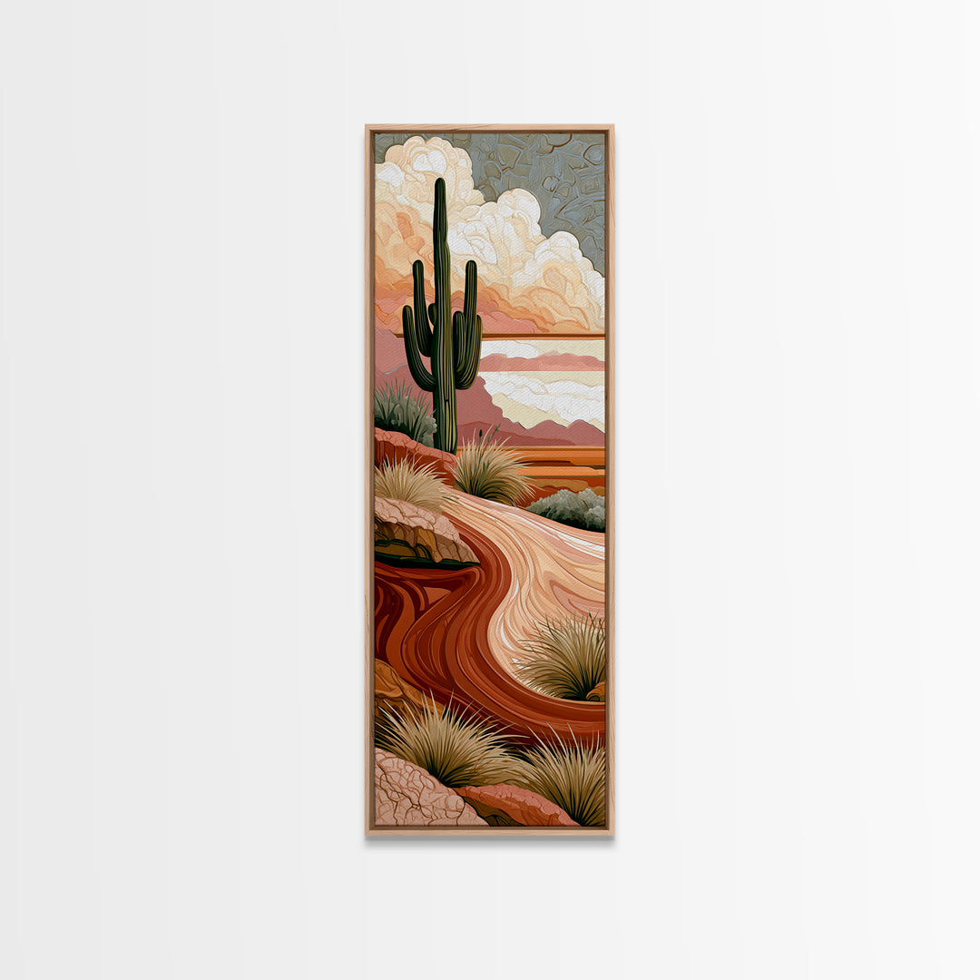 Wind Carved Dune Patterns from Above Canvas Print, Desert Art, Printable Art, Southwestern Decor, Desert, Colorful Wall Art, DES-1x3-32