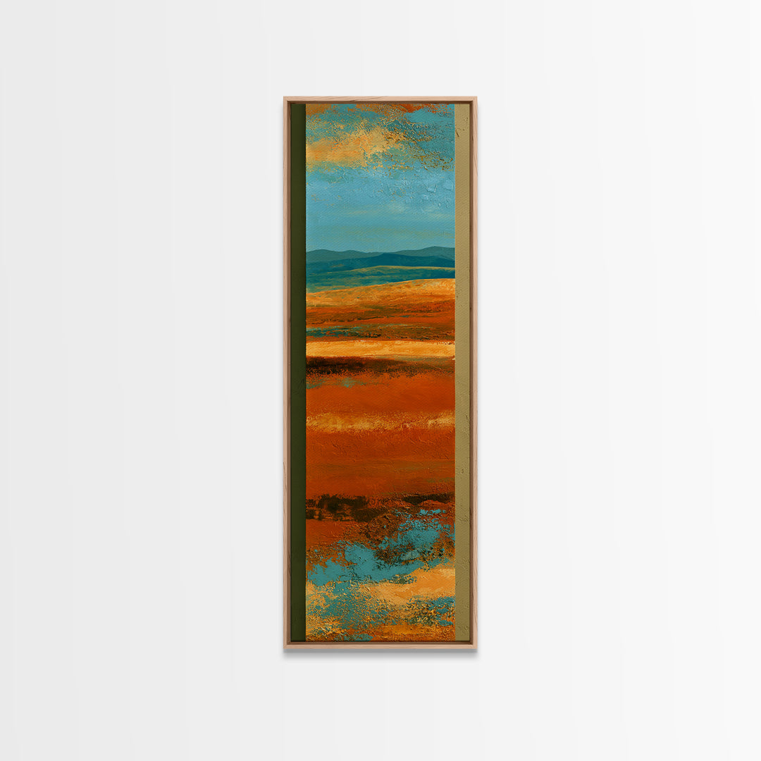 Ancient Desert Petroglyph Design Canvas Print, Desert Art, Home Decor, Southwestern Decor, Fine Art, Desert, Printable Art, DES-1x3-9