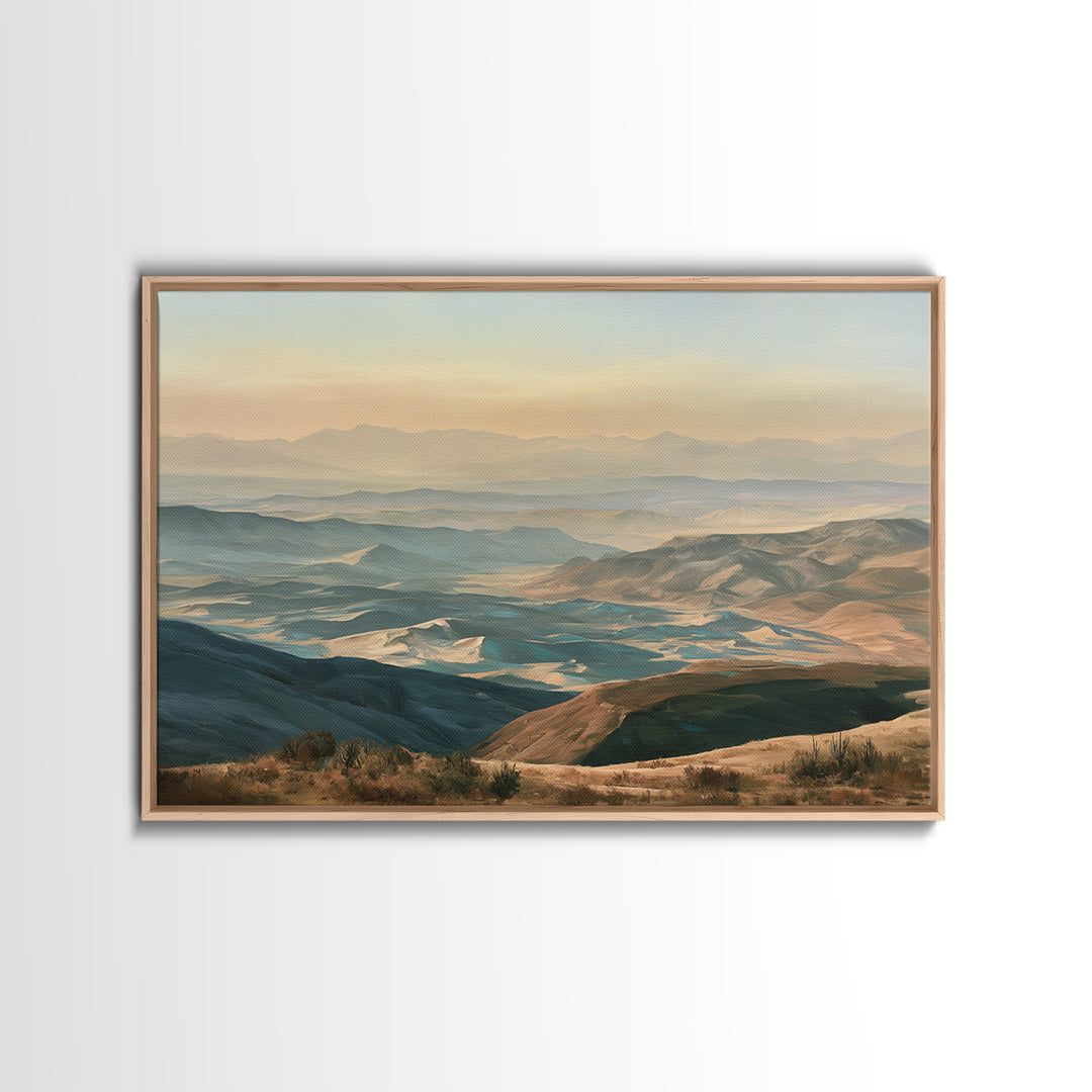 Wind Carved Dune Patterns from Above Framed Canvas Print, Desert Art, Abstract Wall Art, Southwestern Decor, Fine Art, Desert, DES-3x2-96