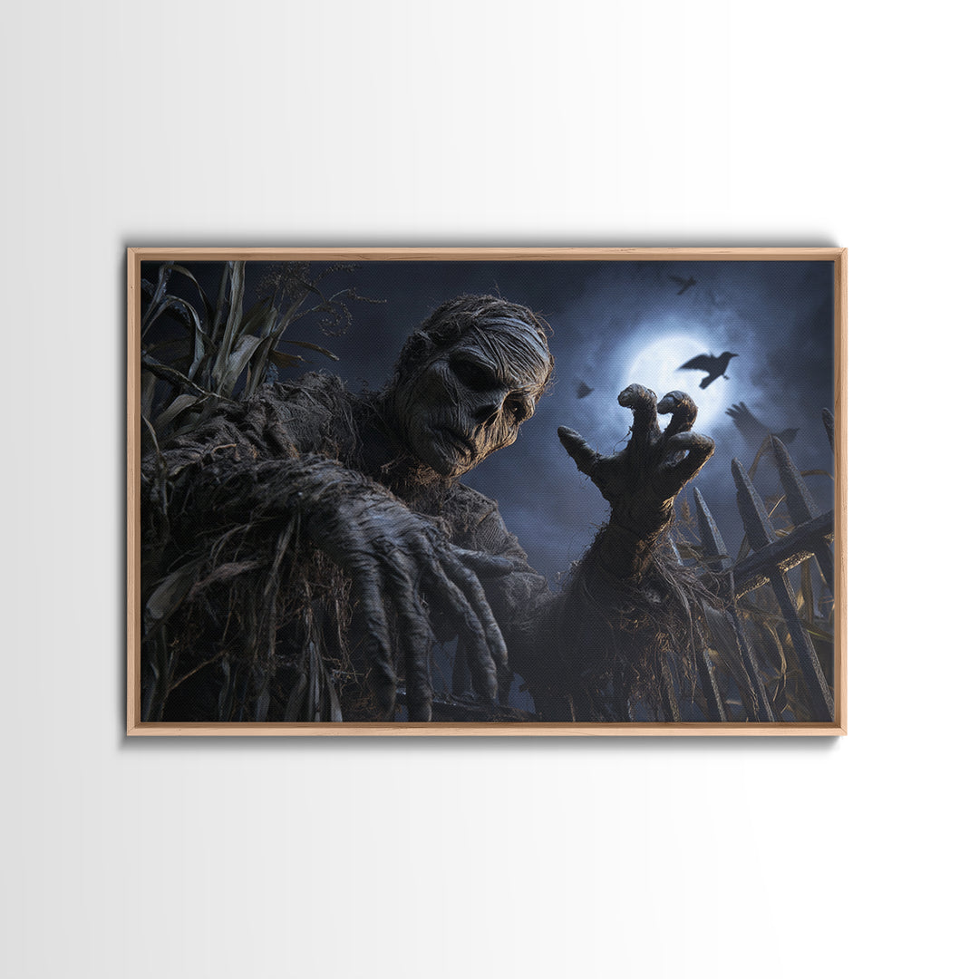 The Bog Mummy, Landscape Wall Art, Spooky Home Decor, Canvas Print, Halloween Wall Decor, Gothic Home Decor, Horror Wall Art